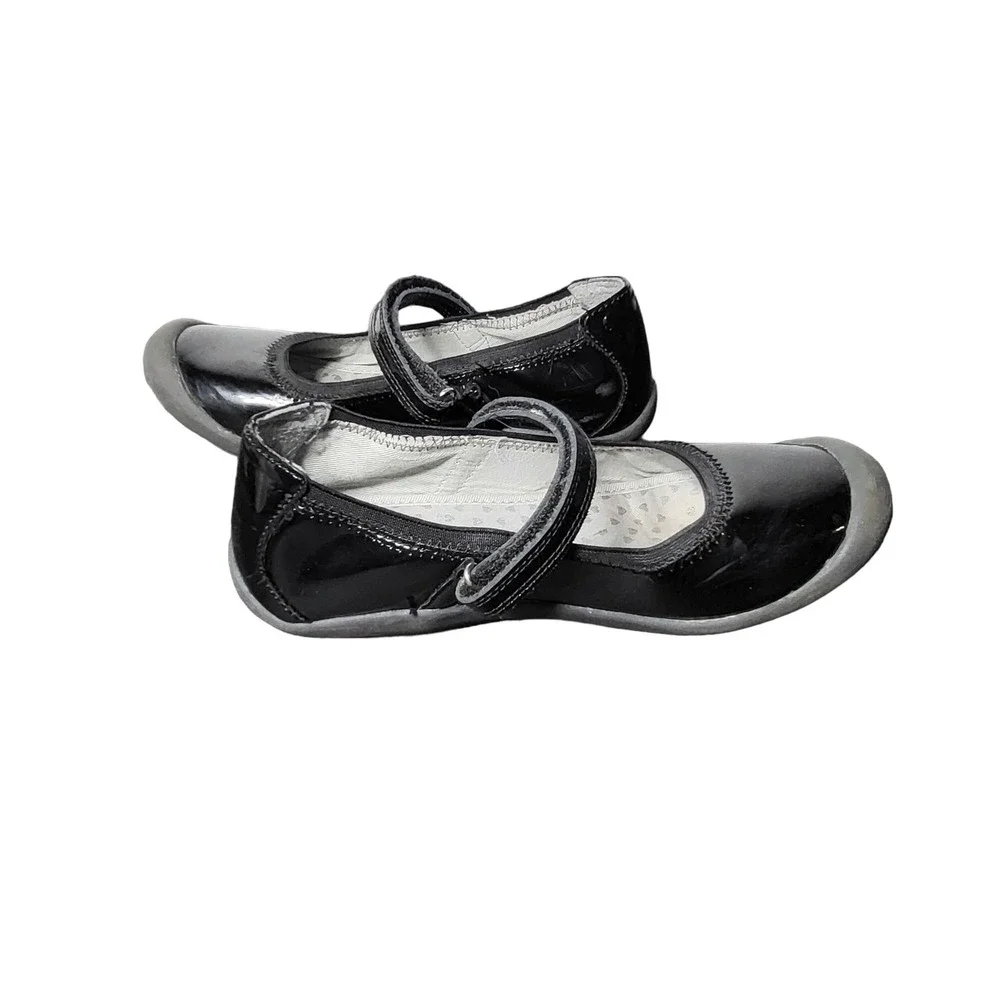 Hanna Andersson Girls  Elise Mary Jane Black Dress Shoes 4 Formal School Holiday